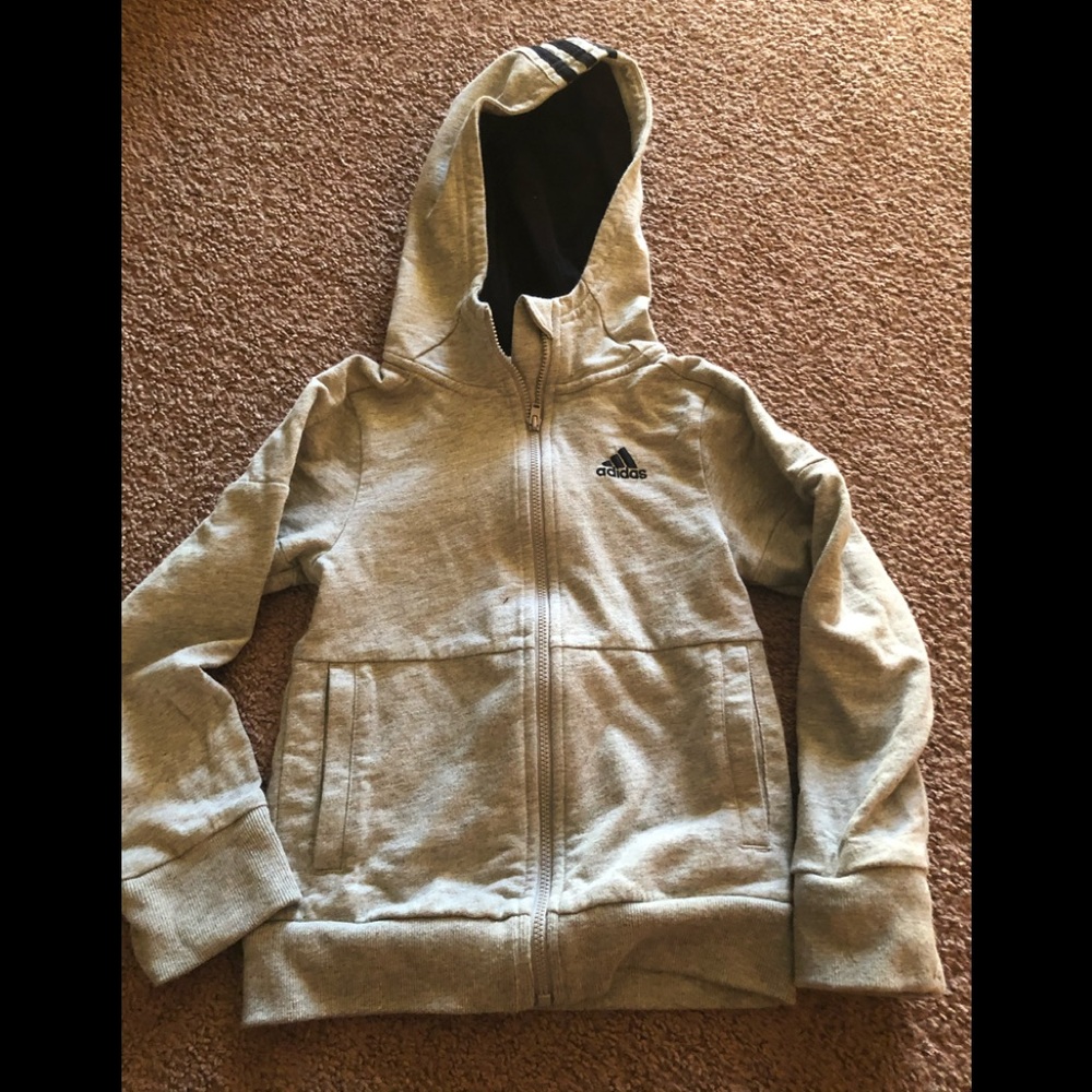 Super cute and warm hoodie zip up jacket